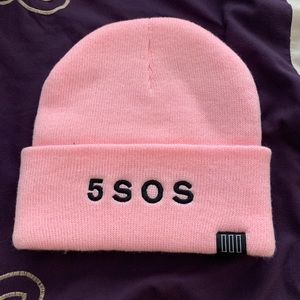 5 Seconds of Summer Pink Beanie